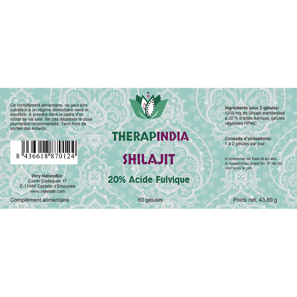 Shilajit 120mg d'Acide Fulvique – Votre Énergie et Équilibre Naturels au Quotidien