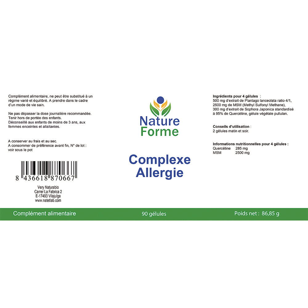 Complexe Allergie – Votre Allié Naturel pour le Confort Respiratoire