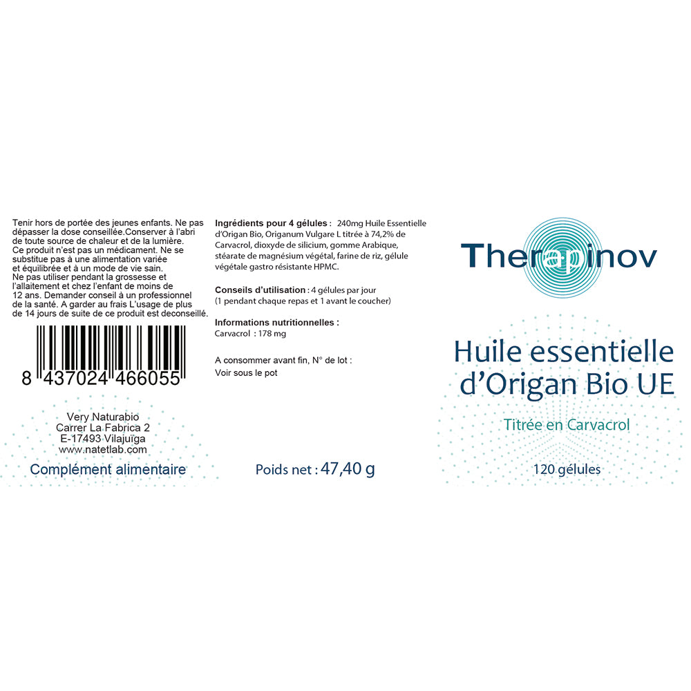 Huile Essentiel d'Origan Bio : Immunité & Transit