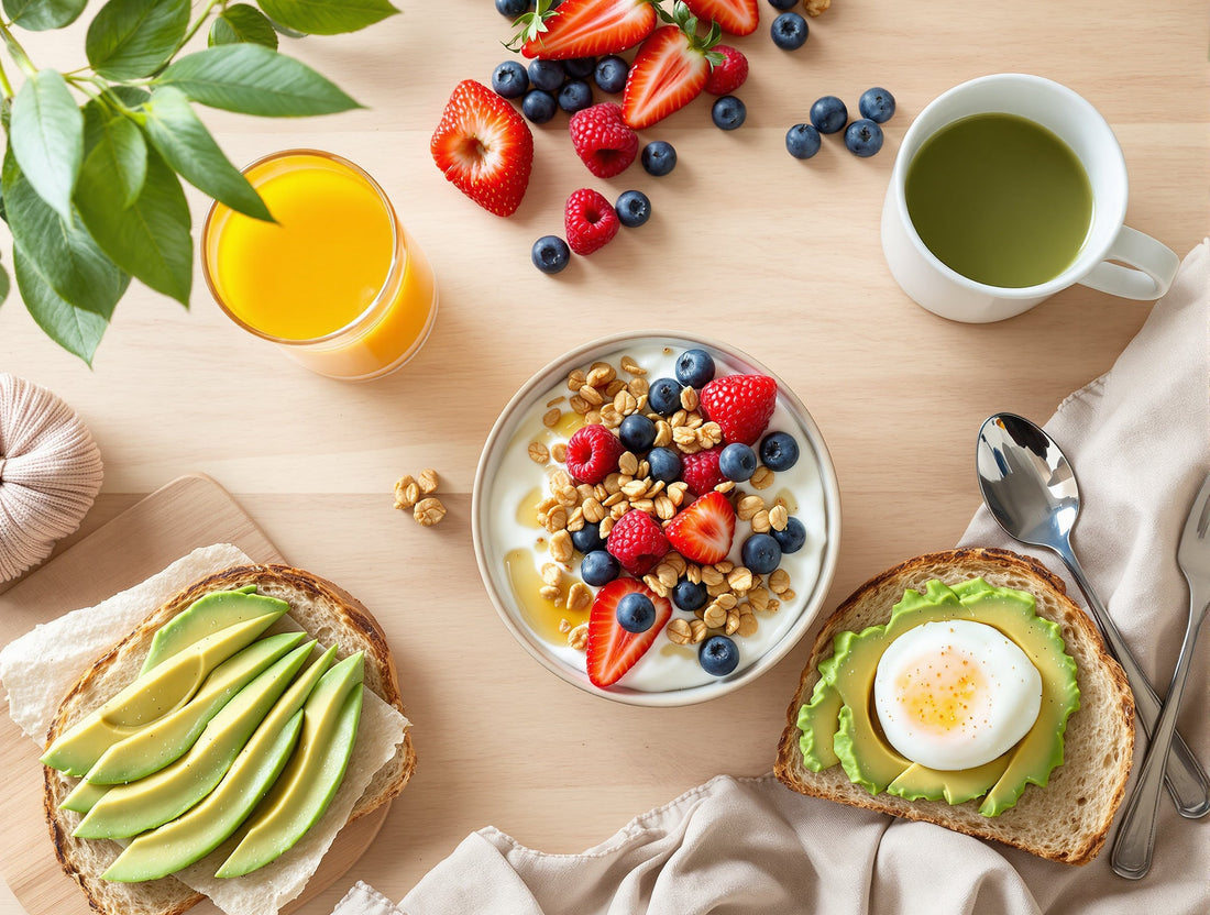 Un petit déjeuner équilibré, des exemples sains et gourmands
