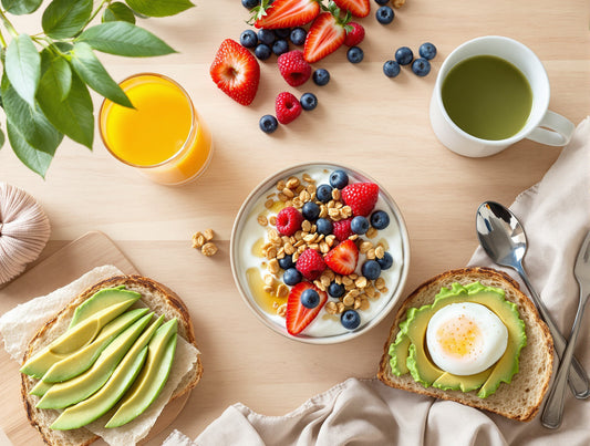 Un petit déjeuner équilibré, des exemples sains et gourmands