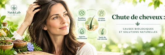 Chute de cheveux : causes biologiques et solutions naturelles