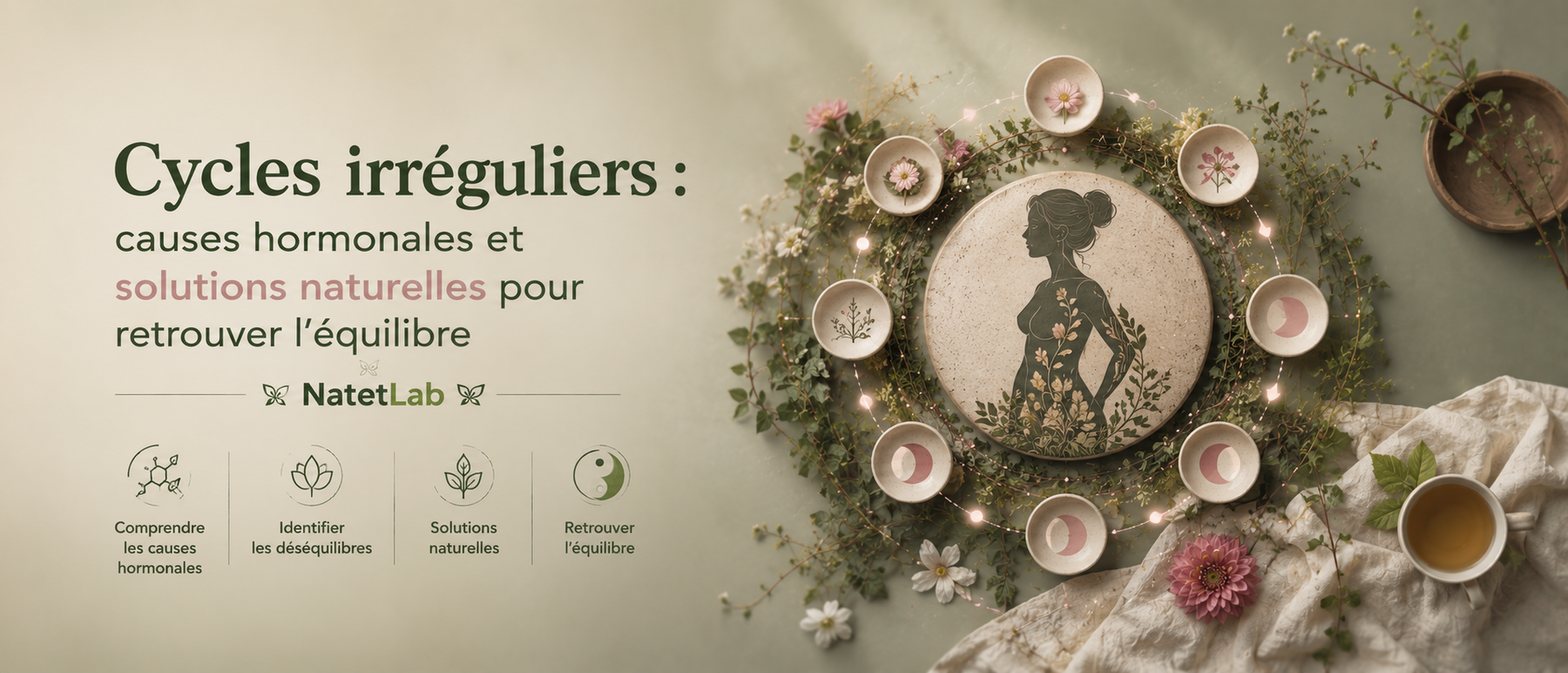Cycles irréguliers : causes hormonales et solutions naturelles pour retrouver l'équilibre