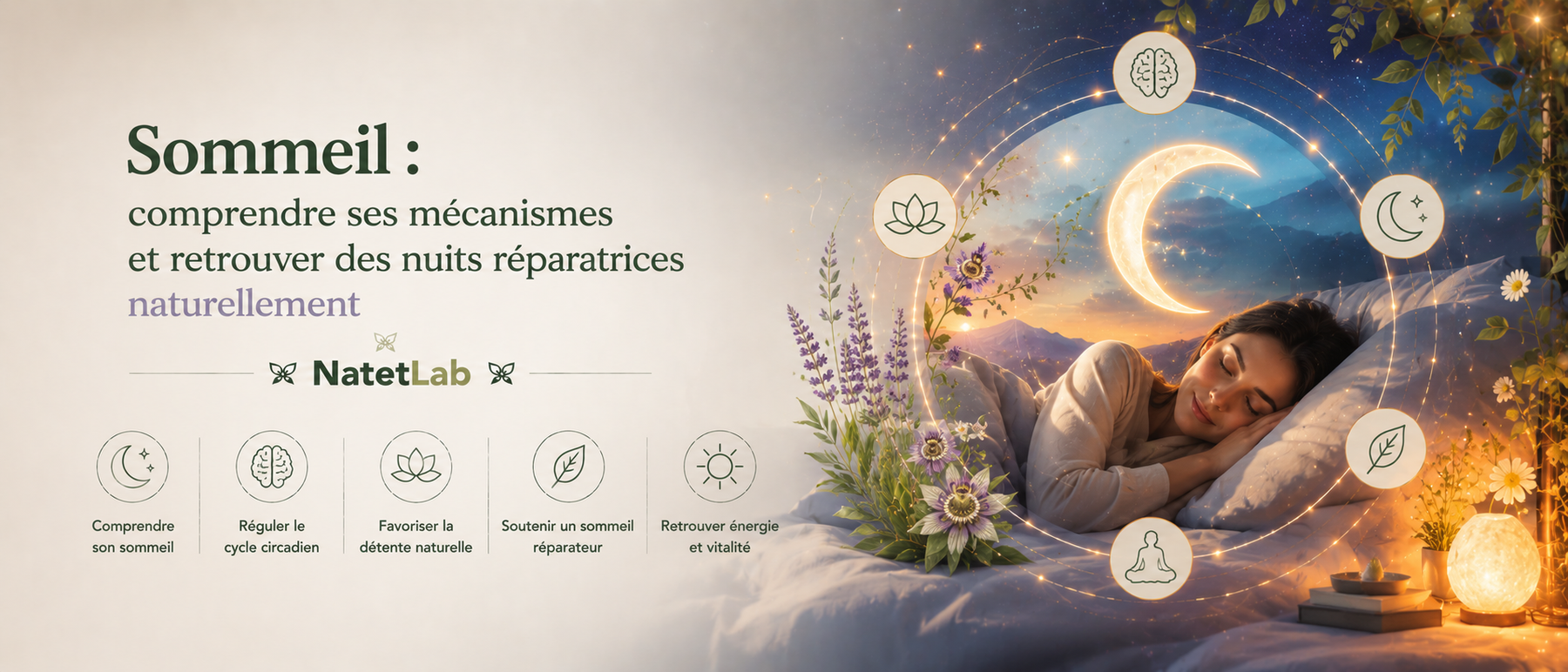 Sommeil : comprendre ses mécanismes et retrouver des nuits réparatrices naturellement