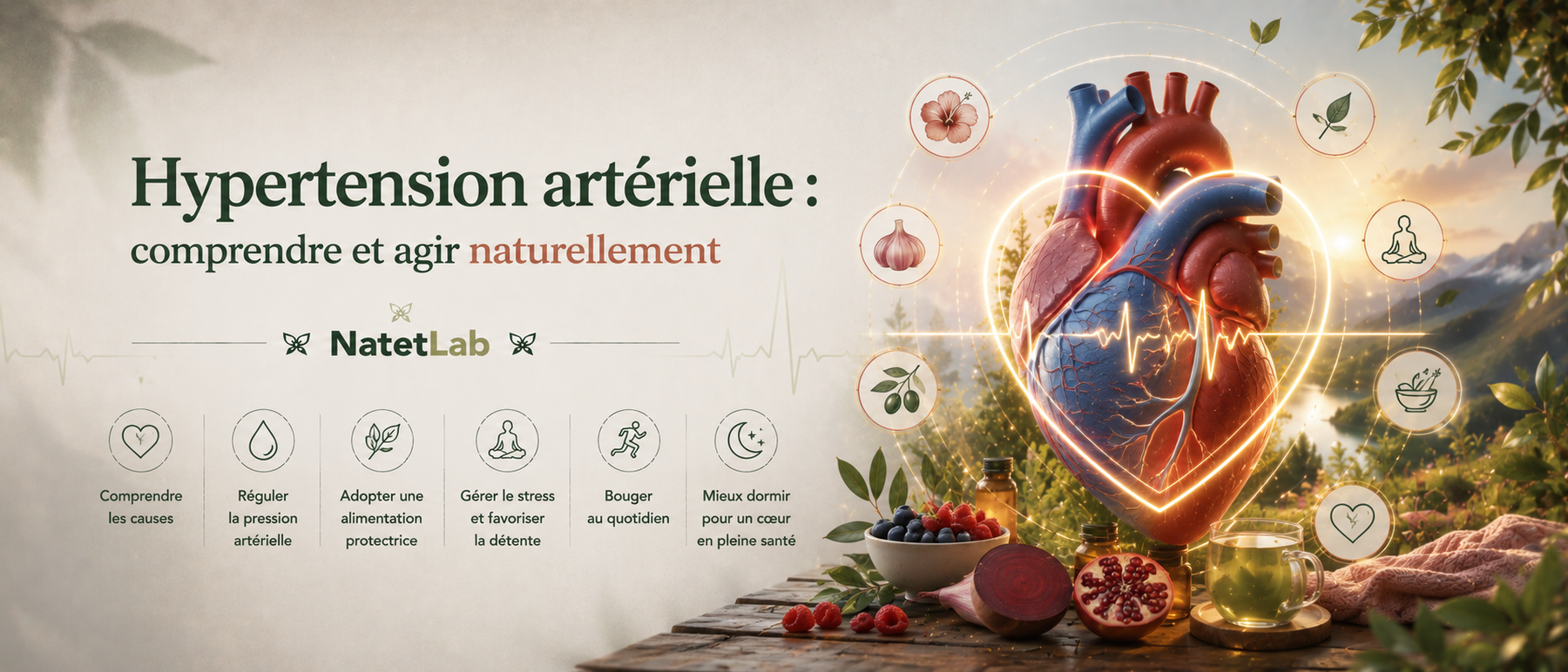 Hypertension artérielle : comprendre et agir naturellement