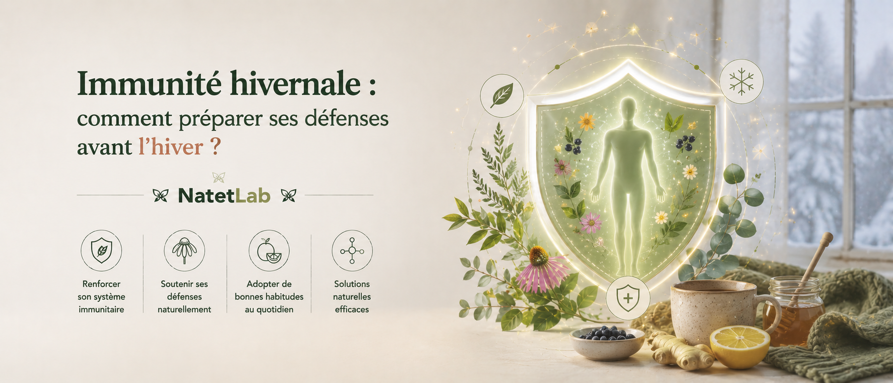 Immunité hivernale : comment préparer ses défenses avant l'hiver ?