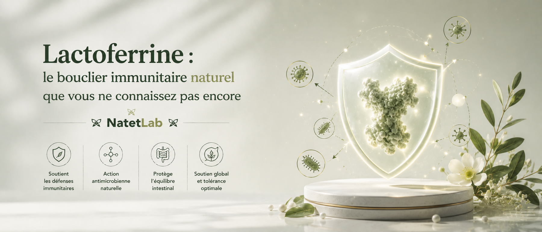 Lactoferrine : le bouclier immunitaire naturel que vous ne connaissez pas encore