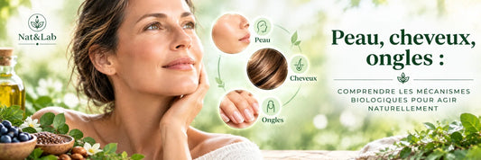 Peau, cheveux, ongles : comprendre les mécanismes biologiques pour agir naturellement
