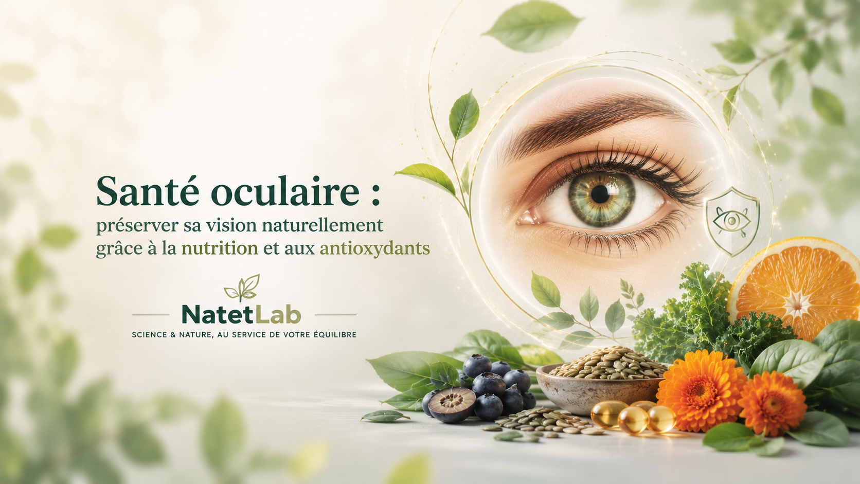 Santé oculaire : préserver sa vision naturellement grâce à la nutrition et aux antioxydants