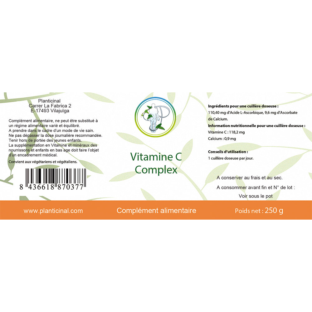 Vitamine C Complex – Ester C® : L’Immunité et l’Énergie au Quotidien