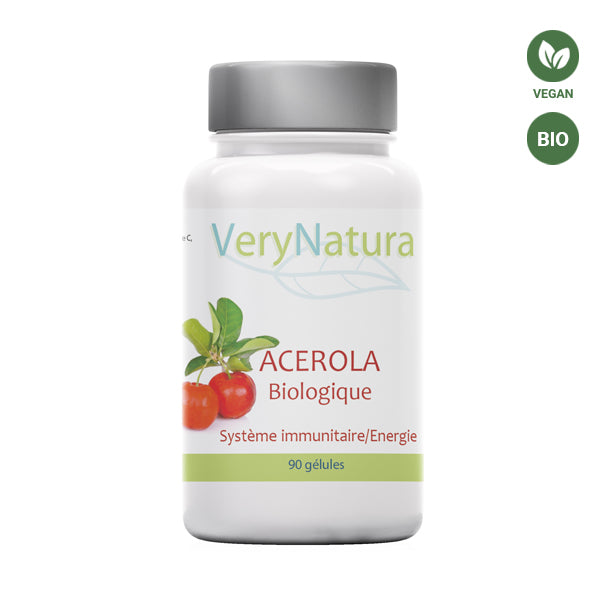 Acérola Bio 17 % Vit C :  Immunité & Energie