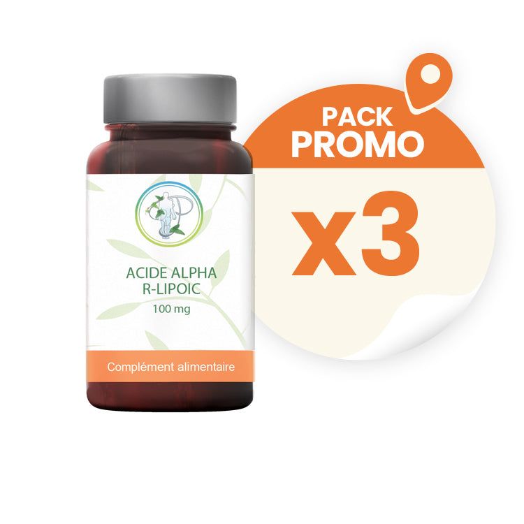 Acide Alpha R-Lipoic Pack Promo x 3
