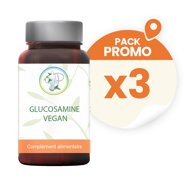 Glucosamine Sulfate Végane Pack Promo x 3