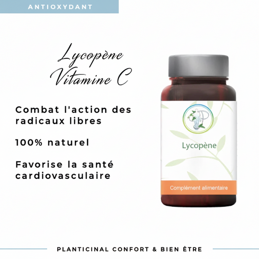Lycopène + Vitamine C : Antioxydant
