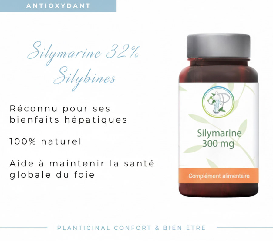 Silymarine 32% Silybines : Santé du foie & Detox