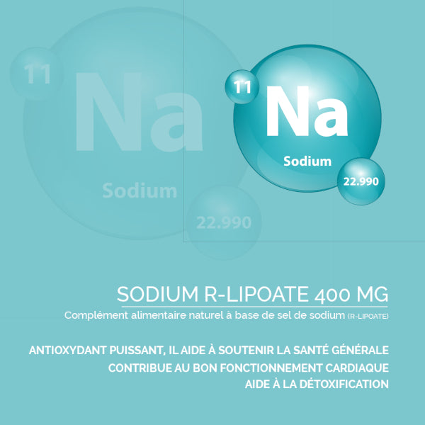 Sodium R Lipoate 400 mg : Antioxydant