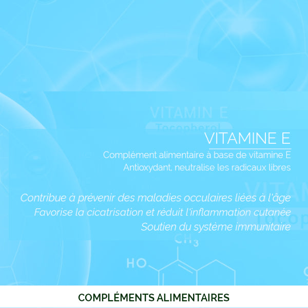 Co-Enzyme Q10 100 mg + Vit E : Antioxydant, Cœur & Circulation