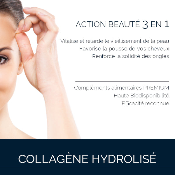 Collagène Pur Hydrolysé et Optimisé en Poudre : Peau & Articulations