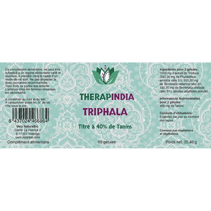 Triphala 40% Tanins – L’Équilibre Digestif Naturel Inspiré de l’Ayurveda