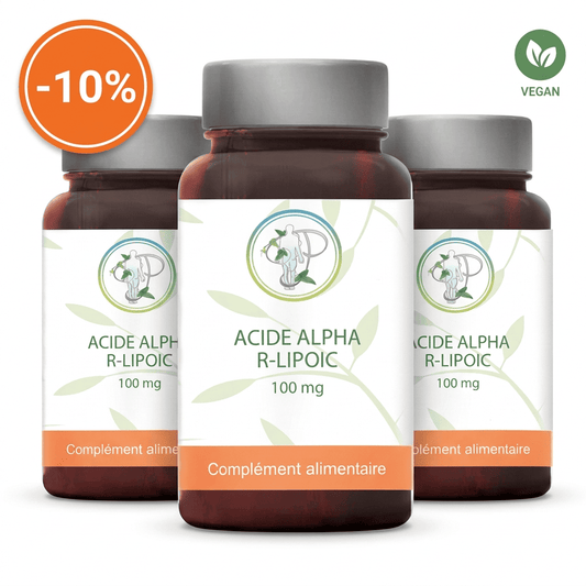 Acide Alpha R-Lipoïque Pack Promo x3 – 3 pots de 60 gélules