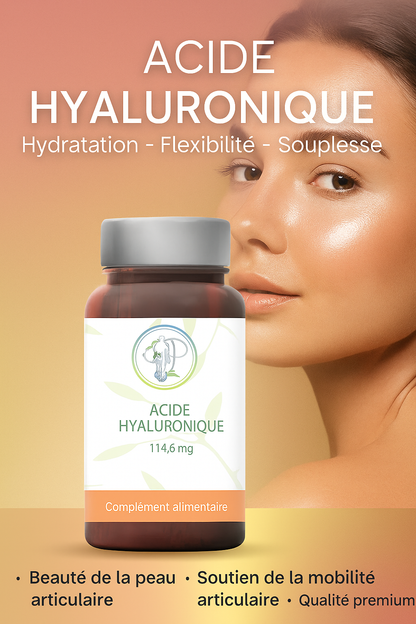 Acide Hyaluronique Naturel – Hydratation de la Peau & Confort Articulaire