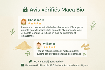 Maca Bio : Désir Sexuel & Vitalité