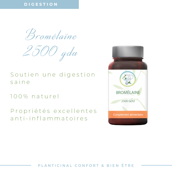 Bromélaine 200 mg 2500 GDU