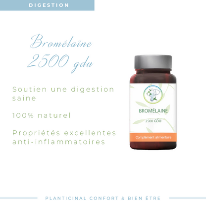 Bromélaine 200 mg 2500 GDU