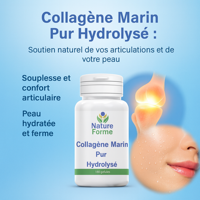 Collagène Marin Pur Hydrolysé Gélules : Peau & Articulations