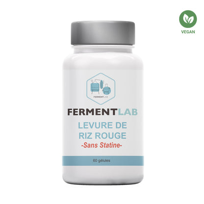 Levure de Riz Rouge Fermenté Sans Statine : Cholestérol