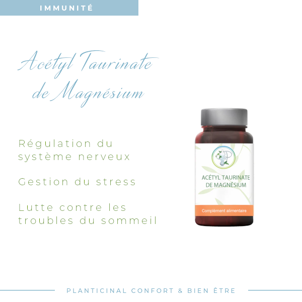 Magnésium Acétyl Taurinate 500 mg – Complément Alimentaire Haute Tolérance