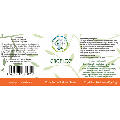 Croplex® Pack Promo x3 – 3 pots de 90 gélules