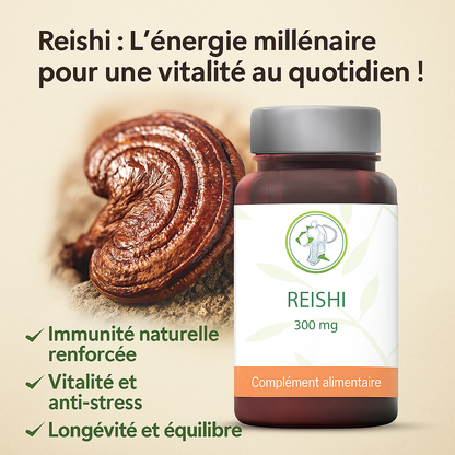 Reishi 50% PSC – Le Champignon de la Vitalité et de l’Équilibre Énergétique