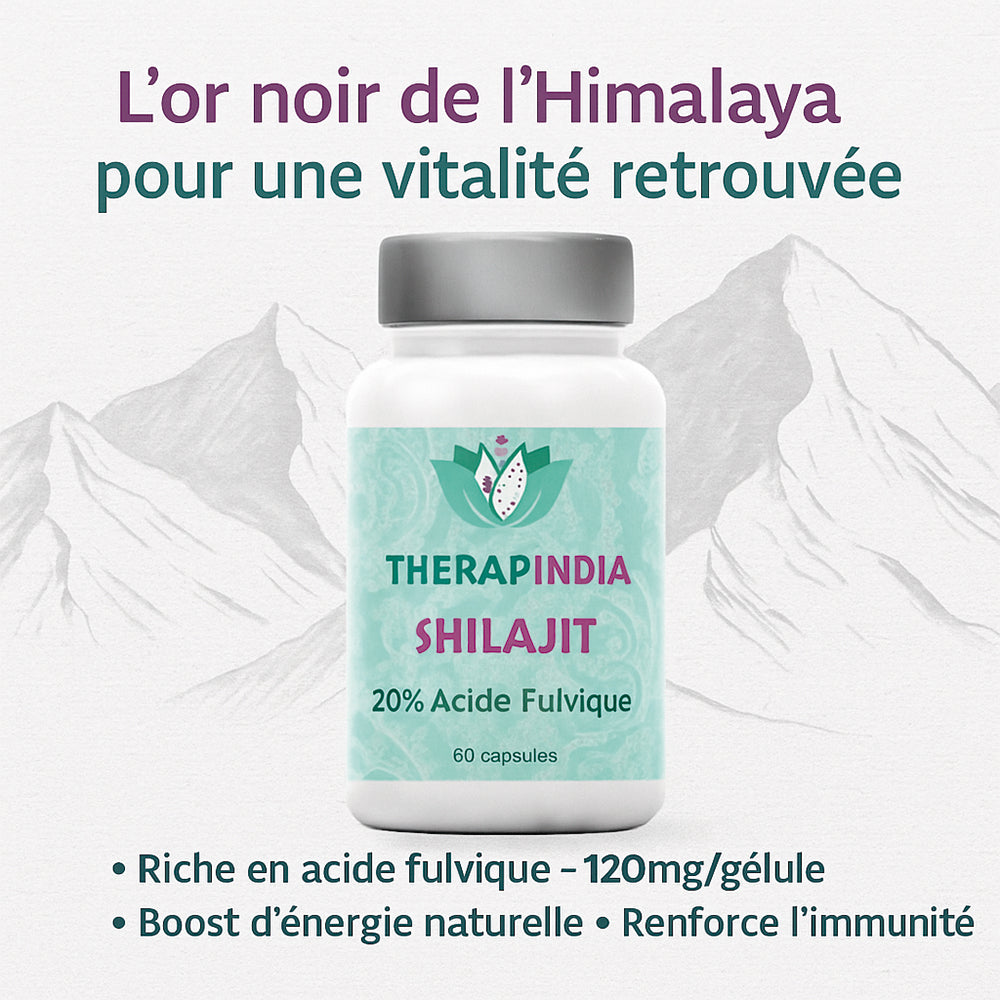 Shilajit 120mg d'Acide Fulvique – Votre Énergie et Équilibre Naturels au Quotidien