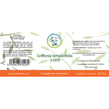 Griffonia Simplicifolia 100 mg de 5HTP