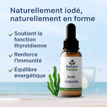 Iode liquide : Thyroïde & Système nerveux