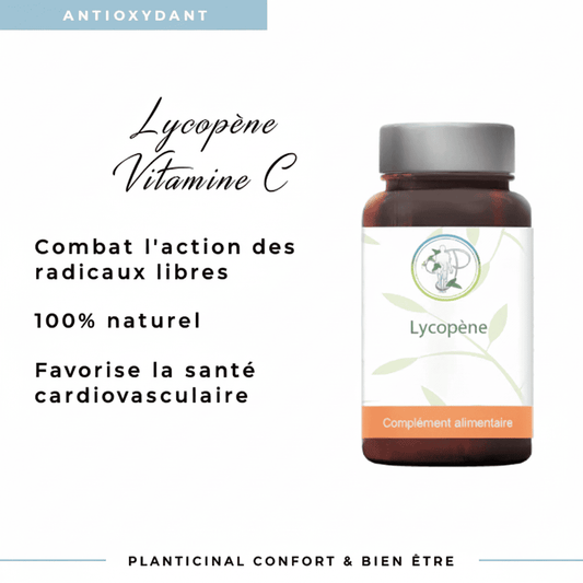 Lycopène + Vitamine C : Antioxydant