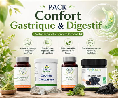 Pack Confort Gastrique & Digestif – Estomac Sensible, Digestion & Équilibre Gastrique