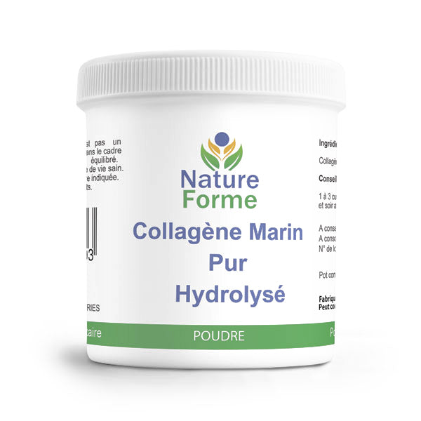 Poudre de collagène marin, 30 portions, Collagène hydrolysé peptides, Goût neutre, JARMINO