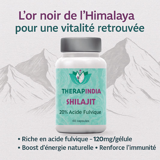 Shilajit 120mg d'Acide Fulvique – Votre Énergie et Équilibre Naturels au Quotidien