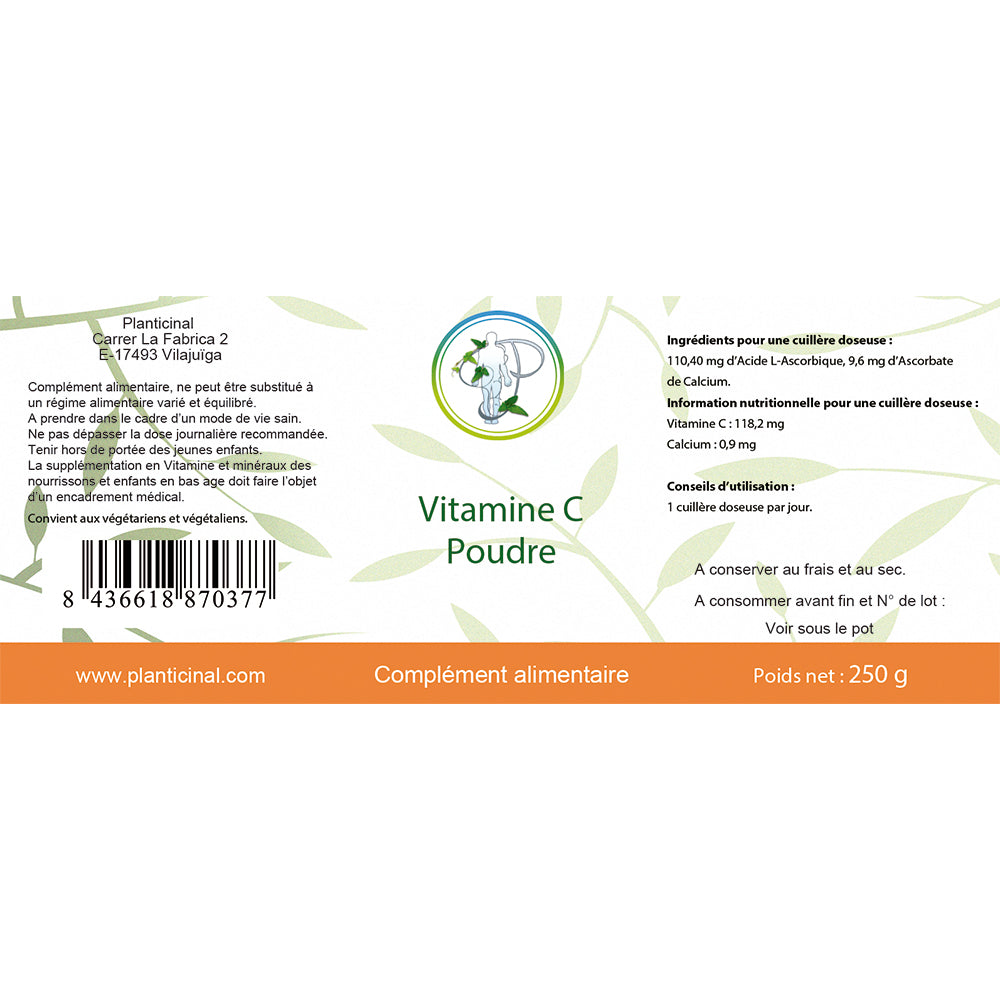 Vitamine C Poudre – Ester C® : L’Immunité et l’Énergie au Quotidien
