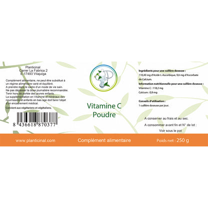 Vitamine C Poudre – Ester C® : L’Immunité et l’Énergie au Quotidien