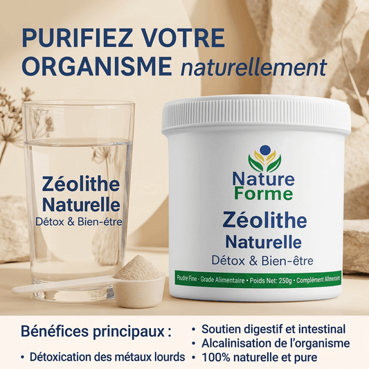 Zéolithe  Clinoptilolite : Détox, Antioxydant